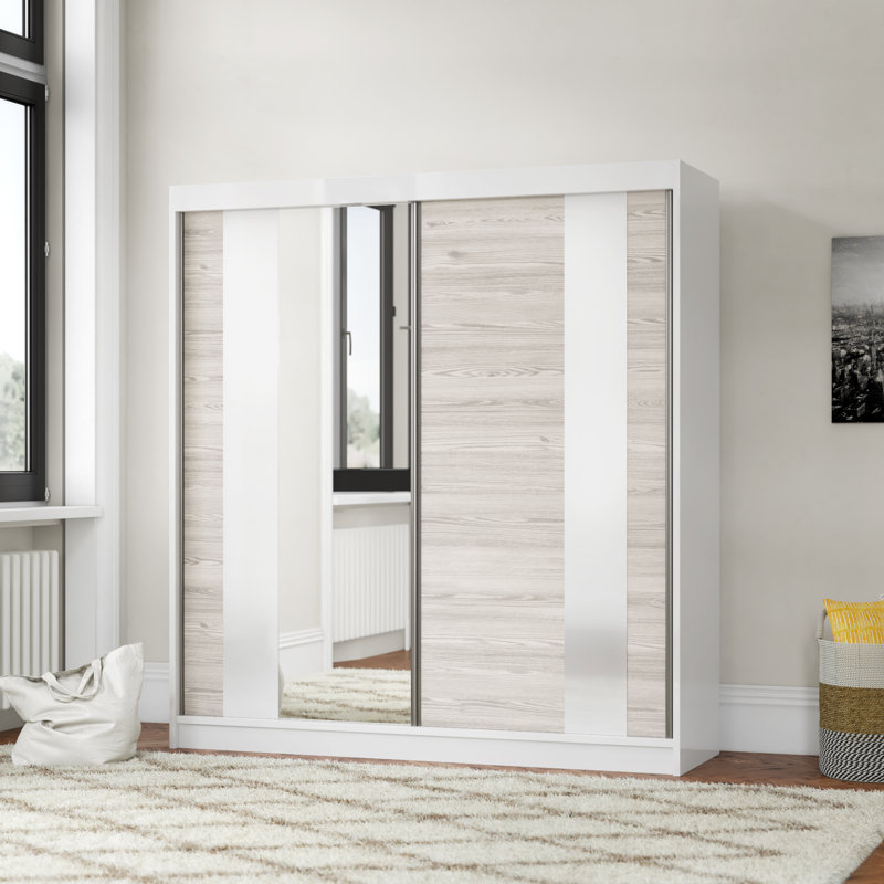 Mercury Row Gulledge 2 Door Sliding Wardrobe & Reviews Wayfair.co.uk